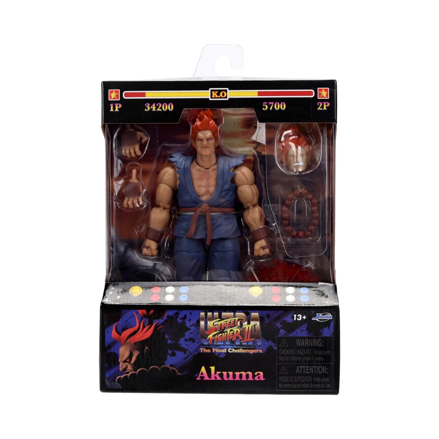 Jada Toys Ultra Street Figher II Akuma Action Figure