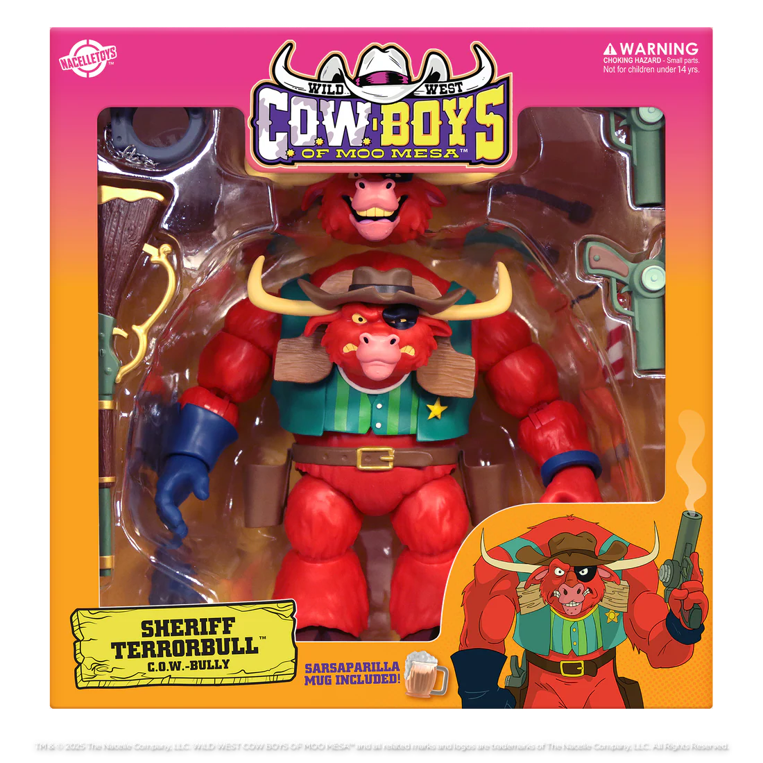 Nacelle Wild West C.O.W.-Boys of Moo Mesa Sheriff Terrorbull Action Figure