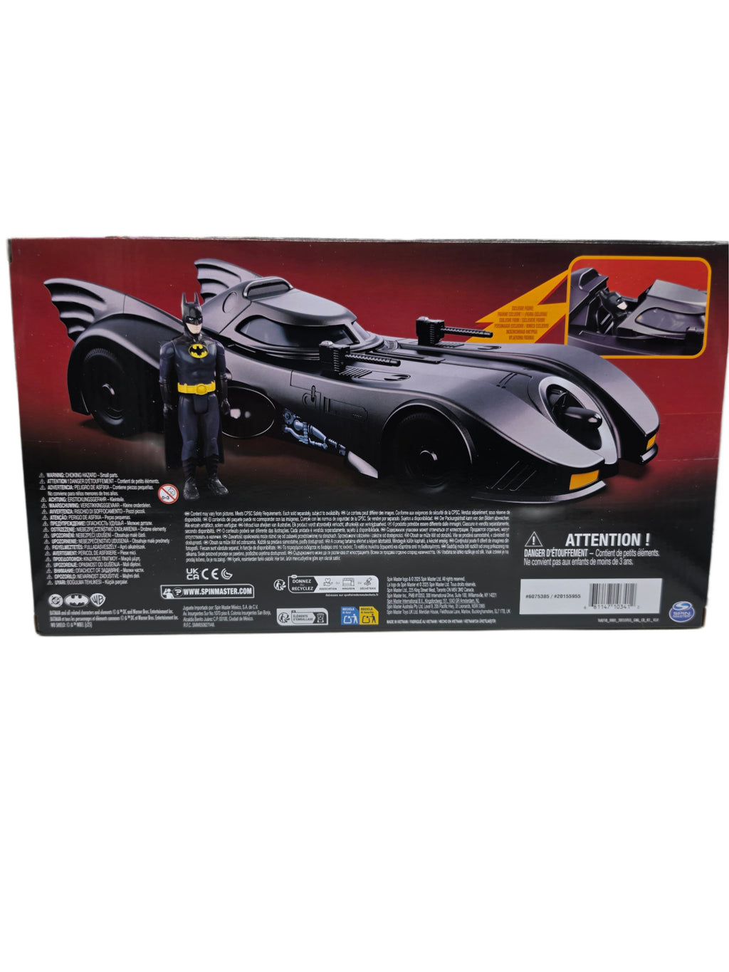 Batmobile 1989 Vehicle and Figure Set
Spin Master Batman and Batmobile