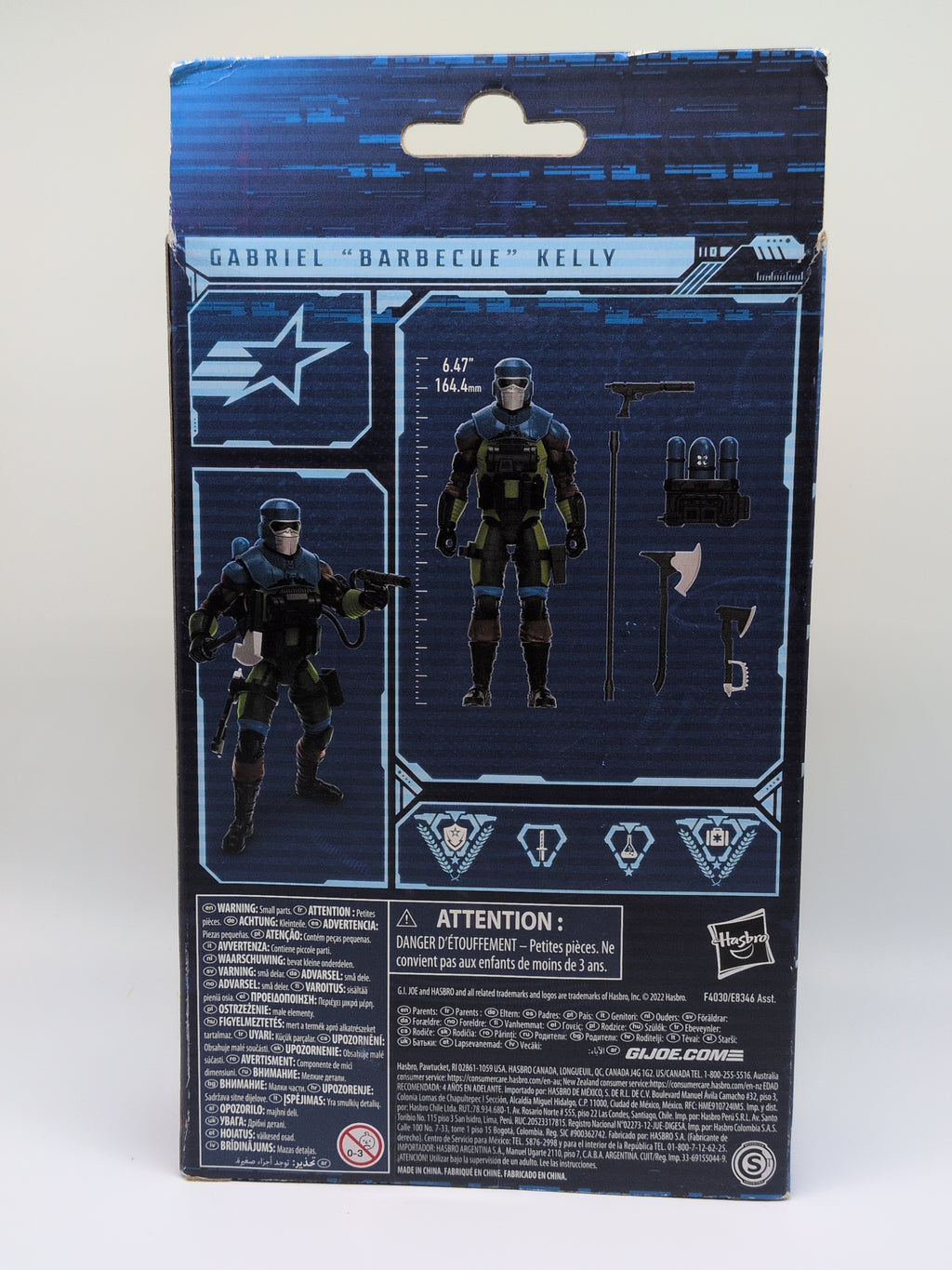 Hasbro GI Joe Classified Series Gabriel BARBECUE Kelly #58 Action Figure
