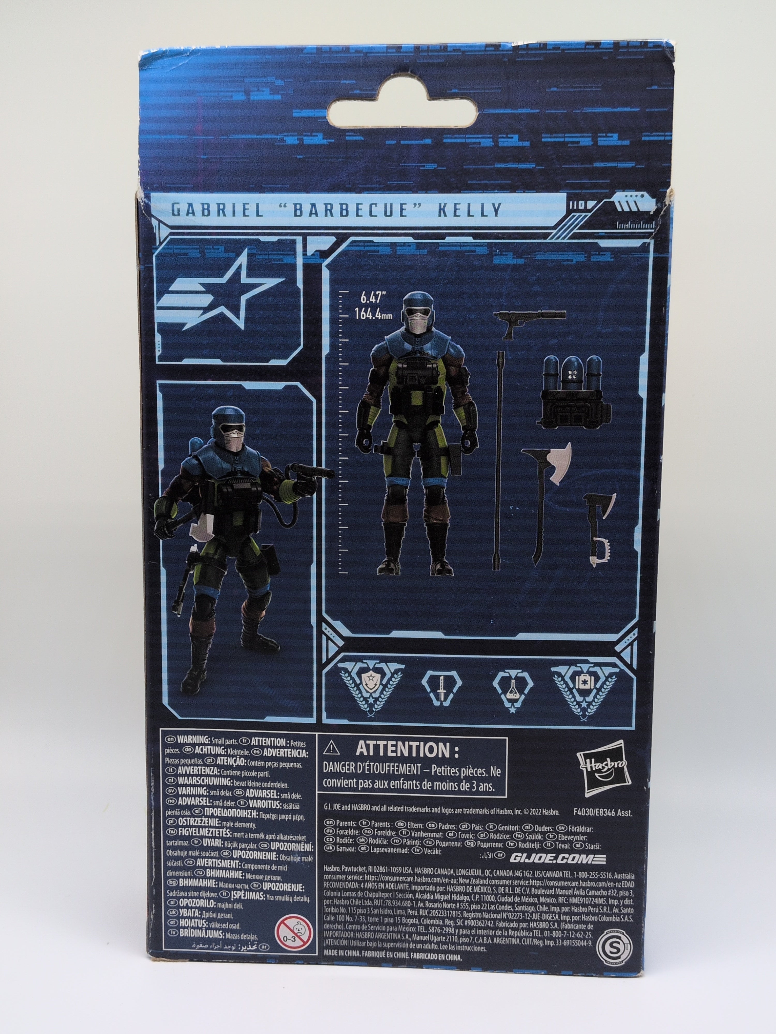 Hasbro GI Joe Classified Series Gabriel BARBECUE Kelly #58 Action Figure