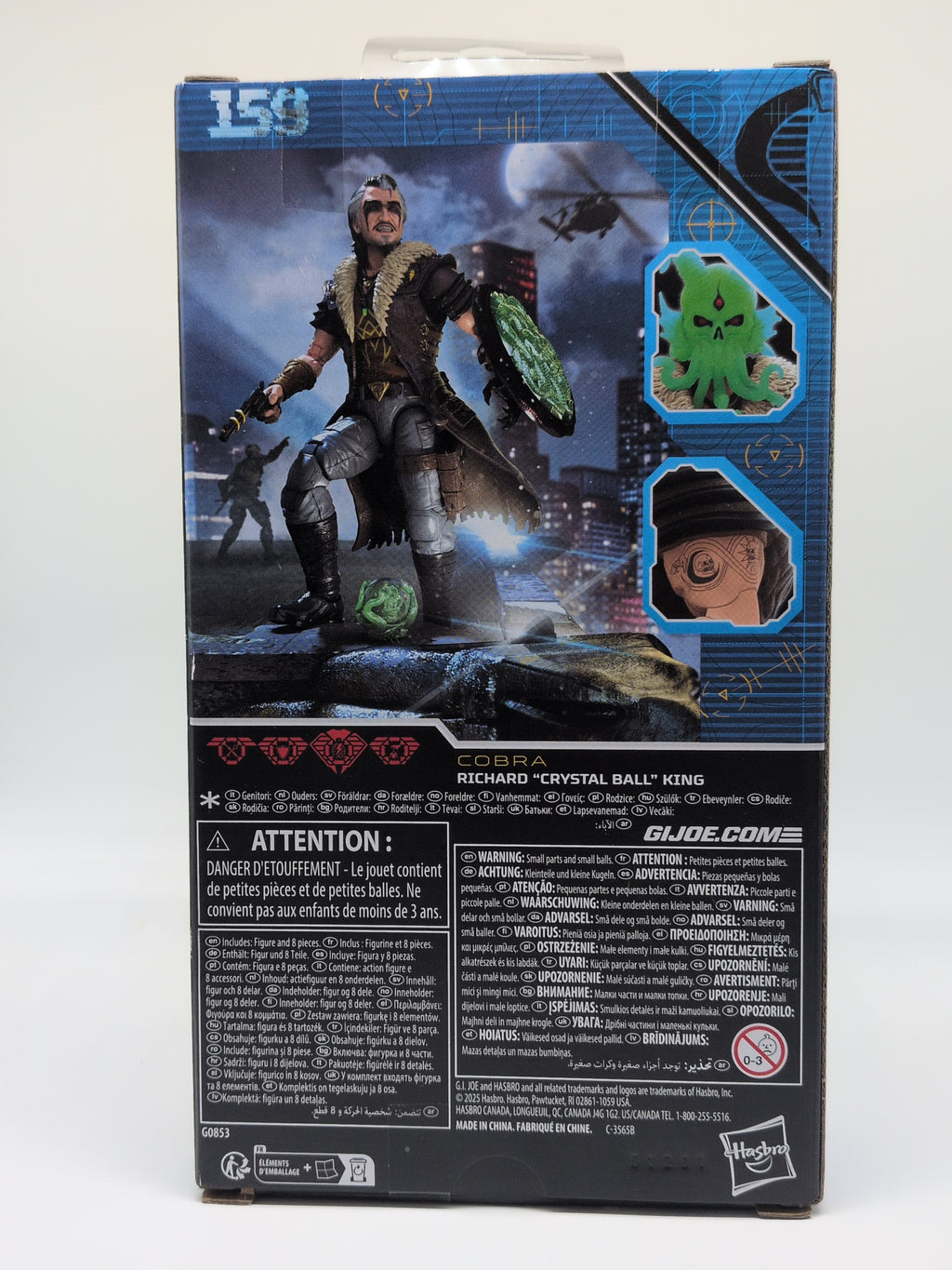 Hasbro G.I Joe Classified Series Richard Crystal Ball King #159