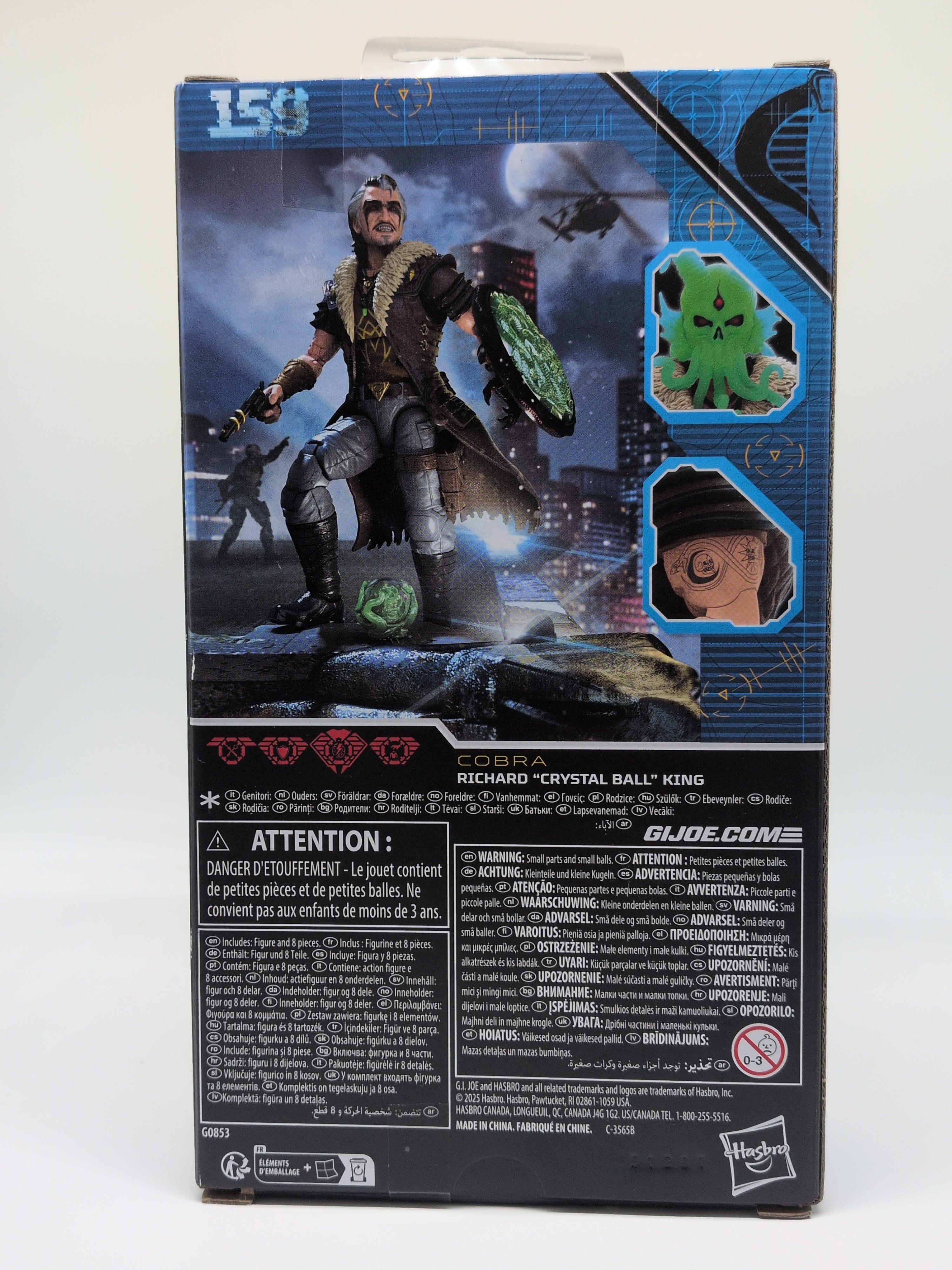 Hasbro G.I Joe Classified Series Richard Crystal Ball King #159